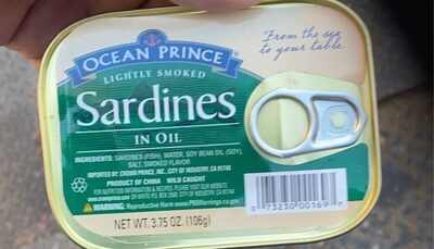 Lightly Smoked Sardines In Oil, Lightly Smoked In Oil