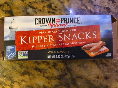 Smoked Natural Wild Caught Kipper Snacks, Smoked