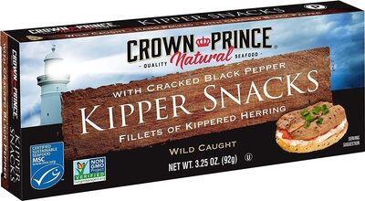Kipper Snacks With Cracked Black Pepper, Cracked Black Pepper