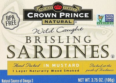 Brisling Sardines In Mustard, Mustard