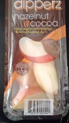Sweet Peeled Apples & Chocolate Hazelnut Flavored Dip Dipperz, Sweet & Chocolate Hazelnut