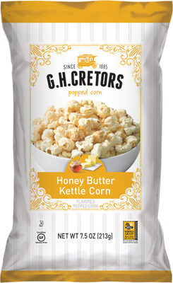 Honey Butter Kettle Corn Flavored Popped Corn, Honey Butter Kettle Corn