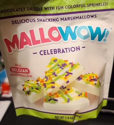 Celebration Chocolatey Drizzle With Fun Colorful Sprinkles! Delicious Snacking Marshmallows, Celebration