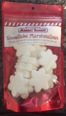 Mini Snowflake Marshmallows