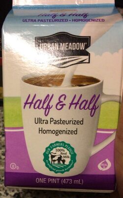 Half & Half Ultra Pasteurized Homogenized Milk, Half & Half