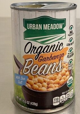 Organic Garbanzo Beans With Sea Salt, Sea Salt