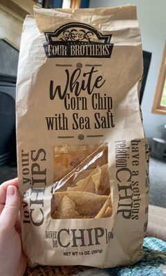 White Corn Chip With Sea Salt, White Corn