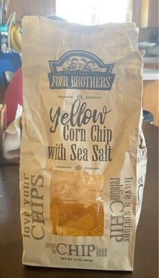Yellow Corn Chip With Sea Salt, Yellow Corn With Sea Salt