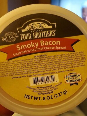 Smoky Bacon Small Batch Gourmet Cheese Spread, Smoky Bacon