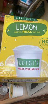 Lemon Real Italian Ice, Lemon