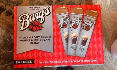 Frozen Root Beer & Vanilla Ice Cream Float