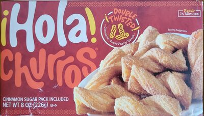 Double Twisted Cinnamon Sugar Pastry Snack, Cinnamon