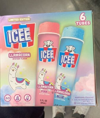 Llamacorn Freeze Tubes, Pink, Blue