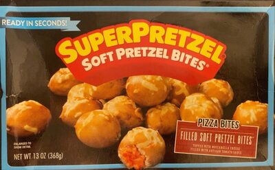 Pizza Bites Filled Soft Pretzel Bites Topped With Mozzarella Cheese Filled With Artisan Tomato Sauce, Pizza Bites
