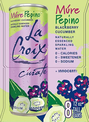 La Croix, Sparkling Water, Blackberry Cucumber