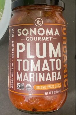Plum Tomato Marinara Organic Pasta Sauce, Plum Tomato Marinara