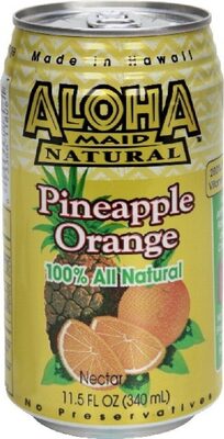 Aloha, Nectar, Pineapple, Orange, Pineapple, Orange