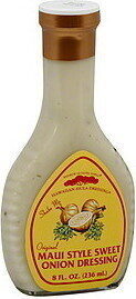 Hawaiian Hula Dressing, Original Maui Style Sweet Onion Dressing