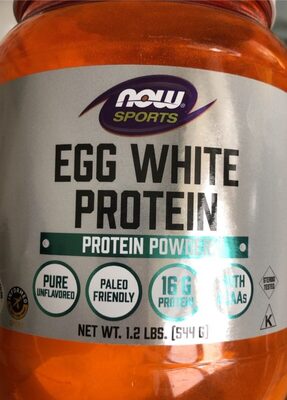 Egg White 16 G Protein Powder, Unflavored, Unflavored