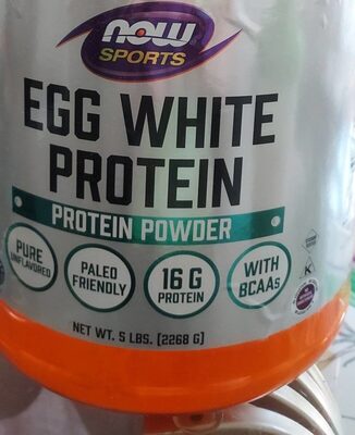 Egg White Protein 16 G Protein Powder, Pure Unflavored, Pure Unflavored