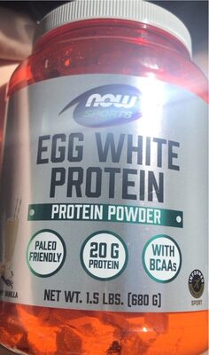Egg White Protein 20 G Protein Powder, Creamy Vanilla, Creamy Vanilla