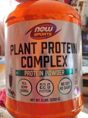 Plant Protein Complex Protein Powder, Chocolate Mocha, Chocolate Mocha