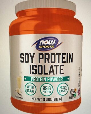 Soy Protein Isolate 25 G Protein Powder, Creamy Vanilla, Creamy Vanilla