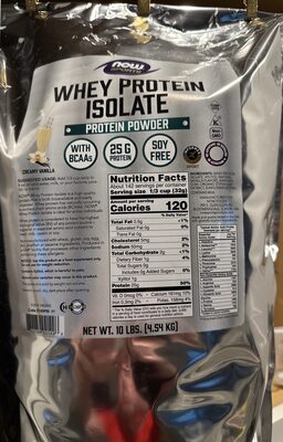 Whey Protein Isolate 25 G Protein Powder, Creamy Vanilla, Creamy Vanilla