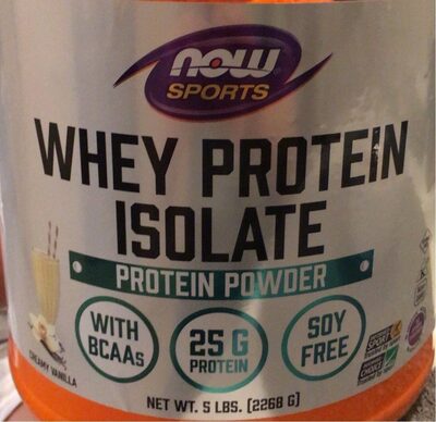 Whey Protein Isolate 25 G Protein Powder, Creamy Vanilla, Creamy Vanilla