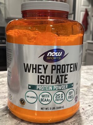 Whey Protein Isolate 25 G Protein Powder, Unflavored, Unflavored