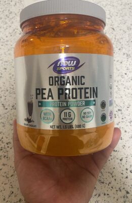 Organic Pea Protein 11 G Protein Powder, Creamy Chocolate, Creamy Chocolate