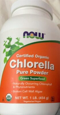 Chlorella Green Superfood, Naturally Occurring Chlorophyll & Phytonutrients, Broken Cell Wall Algae Pure Powder
