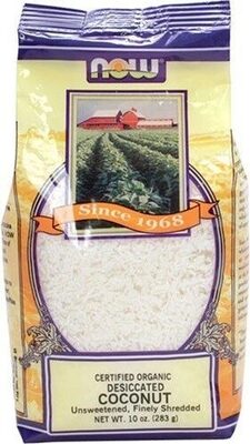 Unsweetened, Shredded Organic Coconut, Unsweetened