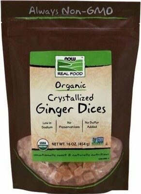 Organic Crystallized Ginger Dices