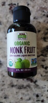 Monk Fruit Organic Zero-Calorie Liquid Sweetener, Monk Fruit