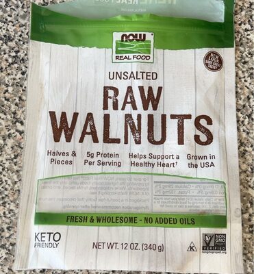 Unsalted Raw Walnuts, Unsalted