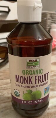 Monk Fruit Organic Zero-Calorie Liquid Sweetener, Monk Fruit