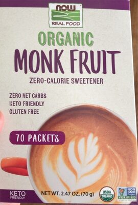 Monk Fruit Organic Zero-Calorie Sweetener, Monk Fruit