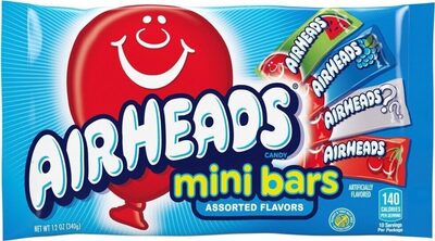 Watermelon, Blue Raspberry, White Mystery, Cherry Assorted Flavors Mini Bars Candy, Watermelon, Blue Raspberry, White Mystery, Cherry