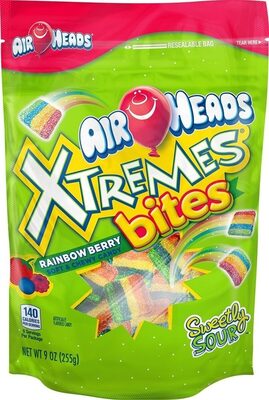 Rainbow Berry Xtremes Bites Sour Candy, Rainbow Berry