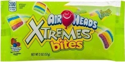 Rainbow Berry Xtremes Bites Sour Candy, Rainbow Berry