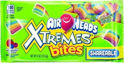 Rainbow Berry Sour Xtremes Candy Bites