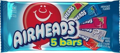 5 Bars Candy, Watermelon, Blue Raspberry, Strawberry, White Mystery, Cherry