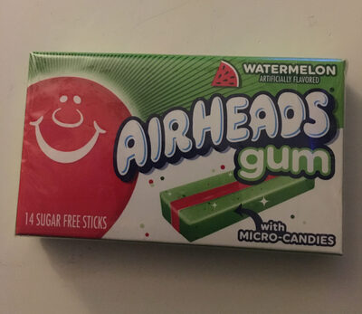 Watermelon With Micro-Candies Sugar Free Gum, Watermelon