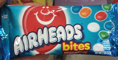 Bites Original Fruit Candy, Blue Raspberry, Cherry, Orange, Watermelon, White Mystery