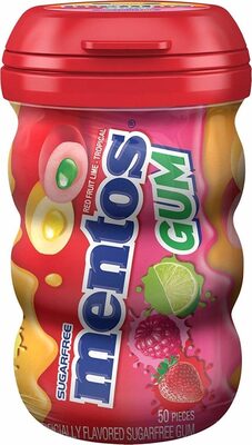 Red Fruit Lime - Tropical Sugarfree Gum, Red Fruit Lime - Tropical