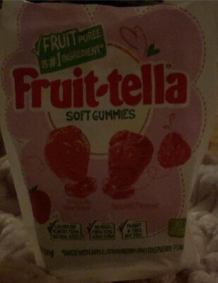 Apple Strawberry And Raspberry Puree Soft Gummies, Apple; Strawberry; Raspberry