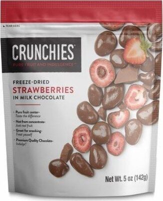Freeze-Dried Strawberries In Milk Chocolate, Milk Chocolate