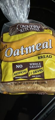 Whole Grain Soft Oatmeal Bread, Whole Grain