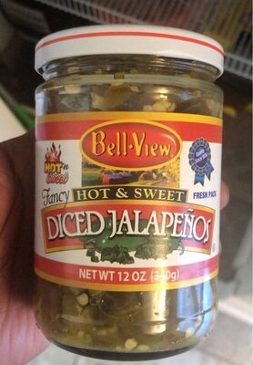 Hot & Sweet Diced Jalapenos, Hot & Sweet